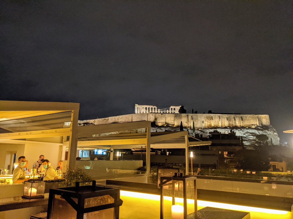 Acropolis View from our Hotel