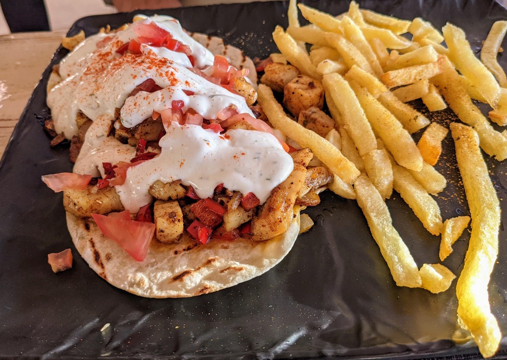 Sea Bass Gyros