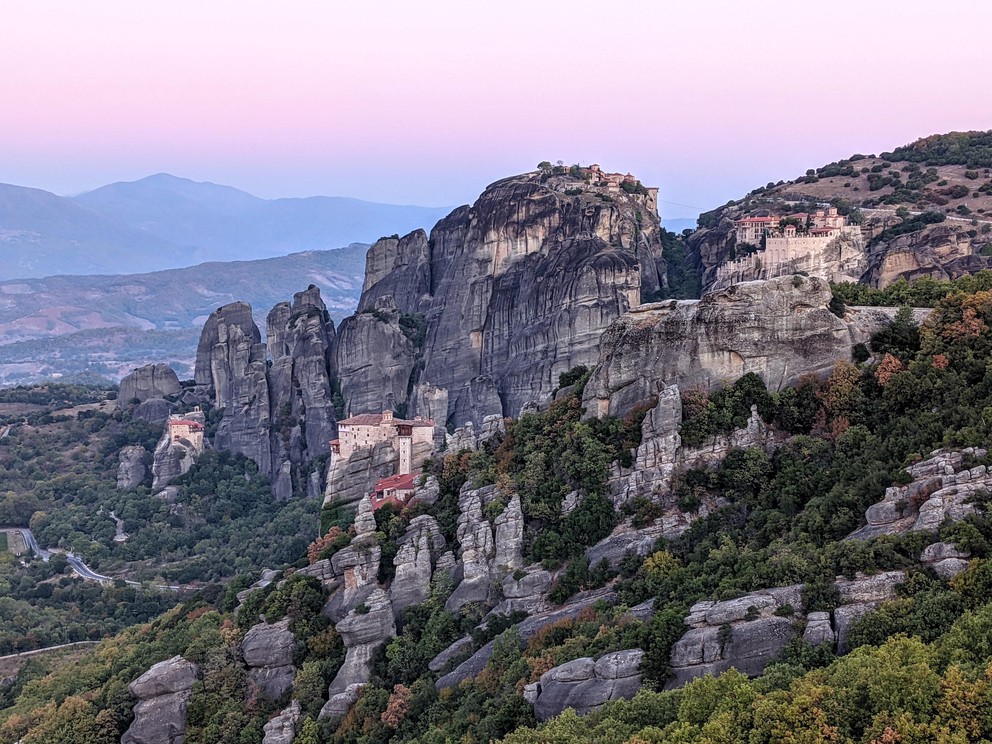 Monasteries at Sunrise