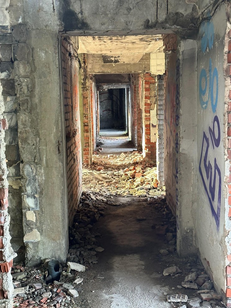 Destroyed Building in Sarajevo