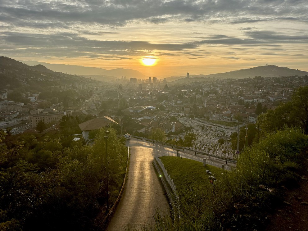 Sunset Over Sarajevo