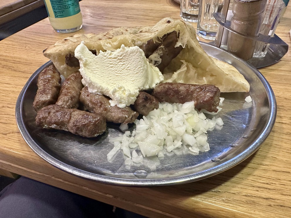 Traditional Bosnian Ćevapi