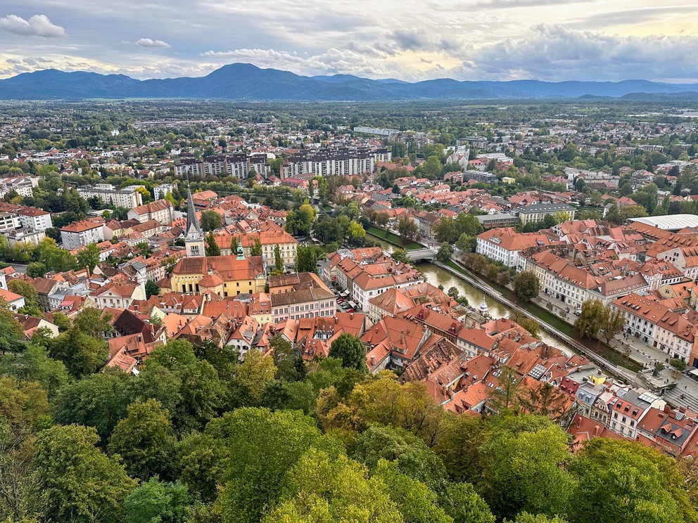 Looking Over Ljubljana